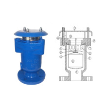 BS4504 PN10/16 Ductile Iron GGG50 Single Flanged Air Pressure Relief Valve
